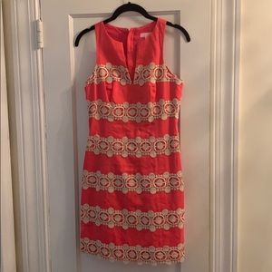 Lilly Pulitzer Pink and Gold Dress
